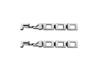 Kit 2 Emblemas “F-4000” Plaquinha para Ford F-4000 1981/1992